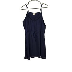 Paper Crane Navy Blue Dress Size L